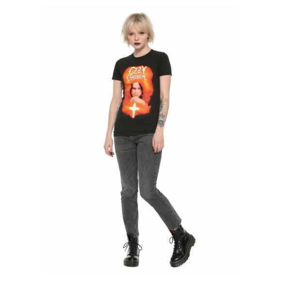 β
 Ozzy Osbourne Glow Photo Girls T-Shirt - Black β
 - Picture 5 of 15